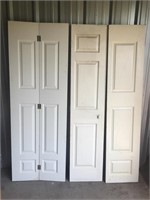 Lot of White Bi Fold Doors
