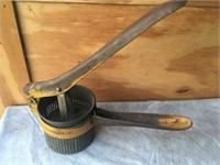 Vintage 2 Handled Juicer / Ricer