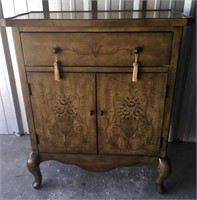Ornate Entryway Table / Cabinet