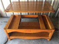 Lift Top Wood Coffe Table