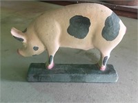 Metal Pig Door Stop