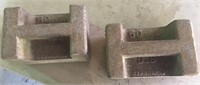 Pair of 50 lbs. F&Co. USA Standard Weights