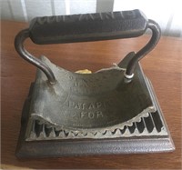 Antique Cast Iron Flute Iron
