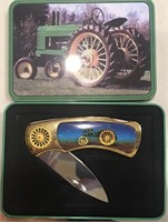 Tractor Tin and Knife Set