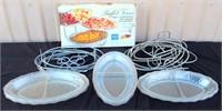 Catering Equip- Plastic Serving Trays w/Tiered Stands