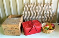 Vintage Explosive's Box, Fruit Basket, Cup Holder, Etc