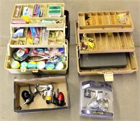 Misc Fishing Tackle, Boxes, Etc