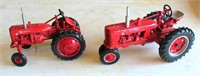 (2) Collectible Farmall Toy Tractors