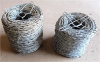 (2) Rolls Barbed Wire