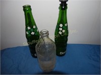 3 Vintage Cloverdale bottles 1 has spritzer