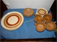 Vintage Melamine dinnerware set 4 pc. place
