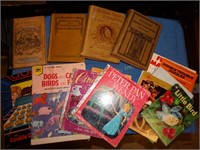 Vintage children's grammar school reading & books