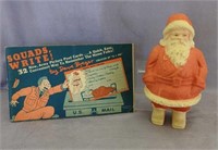 Paper Mache Santa & Squads Write postcards