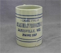 Red Wing mug w/ "Janesville, Wis." advertising