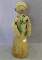 Swedish wooden potato masher doll