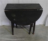 Early Child's drop leaf table, original finish