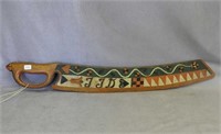 Norwegian/Swedish Flax knife, carved & dated 1821