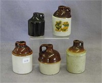 Lot of 5 miniature jugs