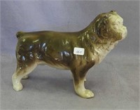 RW 9" brown shaded bulldog