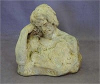 RW figure "The Thinker", stamped "A. Olson