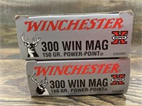 2 20 Round boxes of Winchester 300 Win Mag cartrid