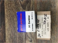Lot of 2:  50 round box of PRBI 110 grain FMJ, and