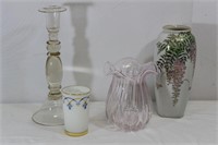 Japanese Wisteria Vase, Ribbed Vase & More