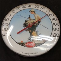 VTG. COCA COLA JUMBO DIAL THERMOMETER BY TCR