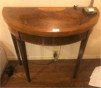 Antique Demilune Table