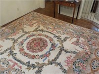 Mid Century Wool Rug - Floral Pattern