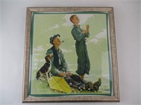 Pair Of Rockwell Prints 15-3/8" x 16-1/8"