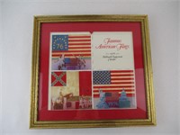 American Flag Art Print 12.75" x 12"