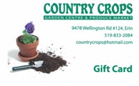 $50 Gift Card to Country Crops, Erin