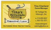 $20 Gift Certificate from Tina's Homemade Cooking
