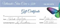 $100 Gift Card - Ultimate Skin Care By Kelli