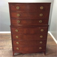 VINTAGE WRAY MAHOGANY CHEST OF DRAWERS
