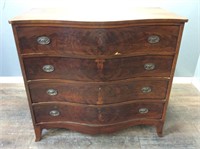 VINTAGE MAHOGANY CHEST OF DRAWERS
