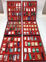 6 DISPLAYS ASSORTED LIGHTERS, TOBACCO RELATED