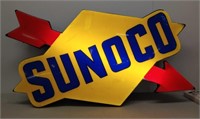 Working Sunoco Mould injected ad sign