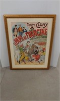 Framed Papa De Francine Theatre Cluny Print
