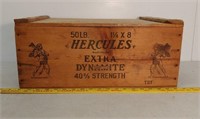 Wood Hercules Dynamite crate