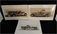 3 1920s Seagrave Fire Truck Photos