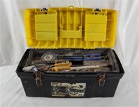 2 Toolboxes W/ Tile Tools & Electrical Supplies