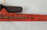 Vintage Ridge Tool Co. 24" Heavy Duty Pipe Wrench