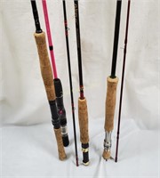 Lot Of Fishing Rods, Berkley Fenwick Cortland Etc.