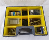 3 Plastic Organizer Cases W/ Hardware, Screws