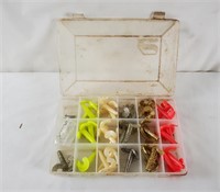 3 Plastic Tackle Organizer Cases, Plano 2-sided