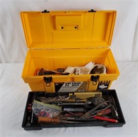 Stack-on Contractor Yellow 22" Tool Box W/ Tools
