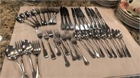 Silverware, 11 Knives, 8 Soup Spoons, 8 Dinner