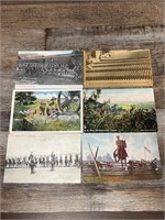 Early 1900s LOT Military Photo Post CARDS